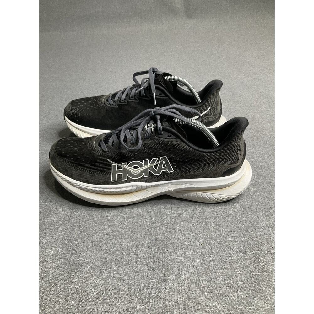 Hoka One One Men's Mach 6 Black White Size 10.5 Used